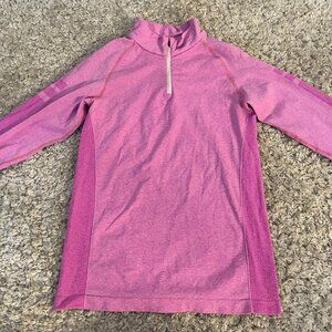 Sofra Pink Quarter Zip Athletic Pullover Size L